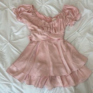 American Threads pink flowy romper